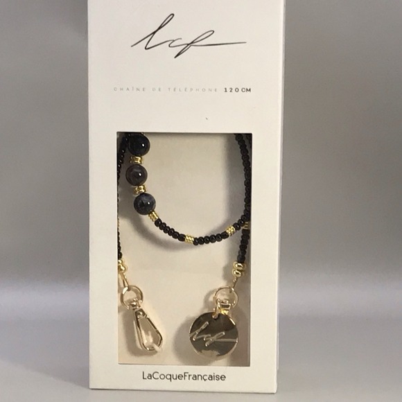 LaCoqueFrancaise Chaine De Telephone Holder 120 Cm New In Box - Picture 2 of 9